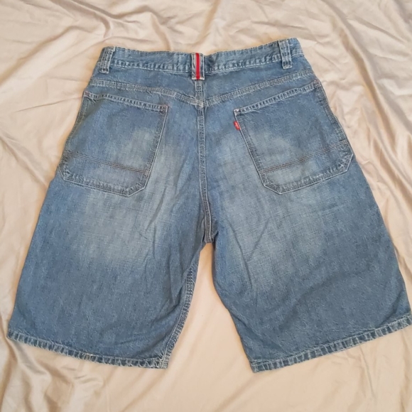 Vtg Men's Levi's Denim Worker Shorts - Picture 8 of 9